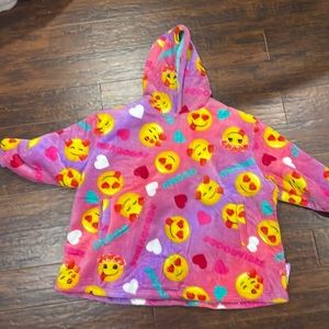 Emoji Blanket Hoodie NWT